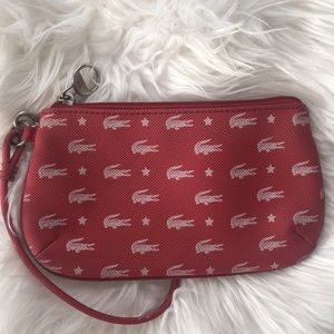 Lacoste wristlet